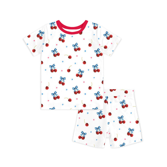 4th of July Cherries Buttery Soft Jammies