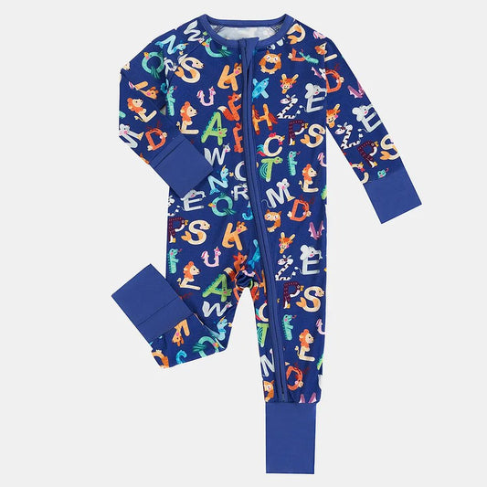 ABC Buttery Soft Jammies - Sleepy Skies Bamboo Co.