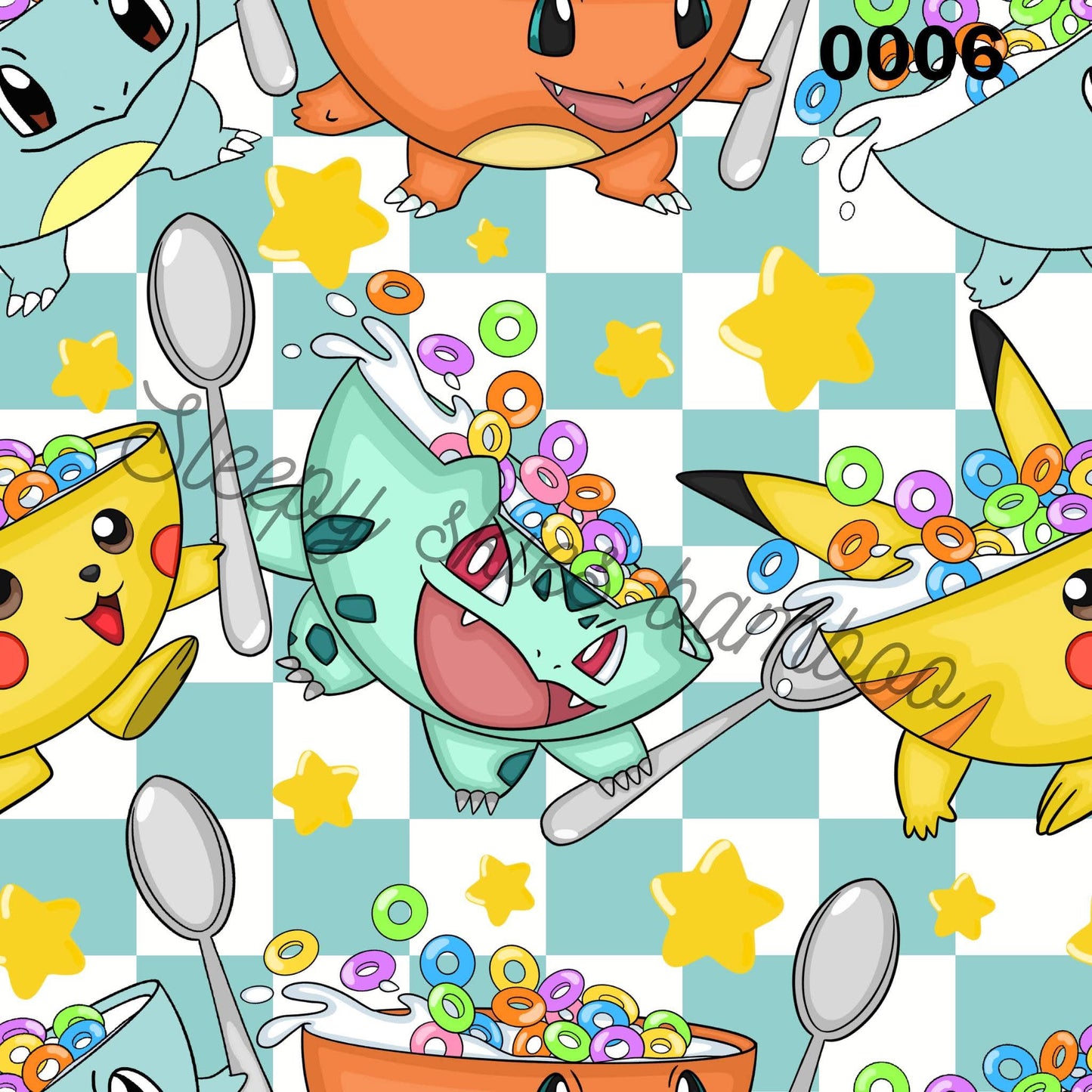 Poke Cereal Bamboo Loungewear