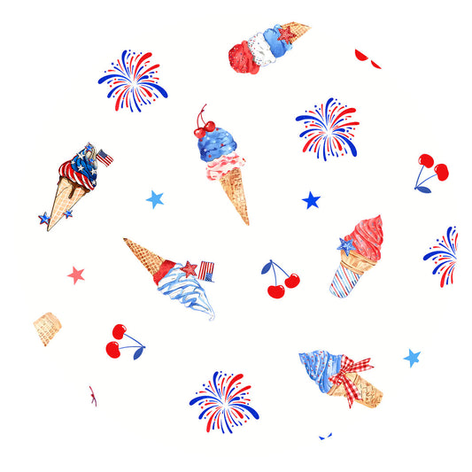 4th of July Ice Cream Buttery Soft Jammies